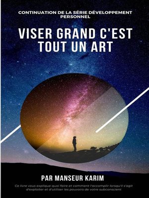 cover image of Viser grand c'est tout un art